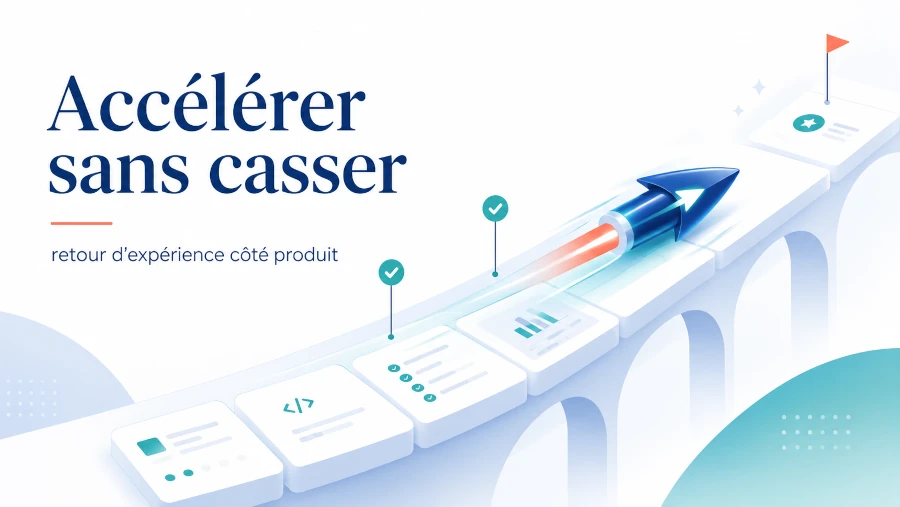 Accélérer sans casser : retour d'expérience côté produit